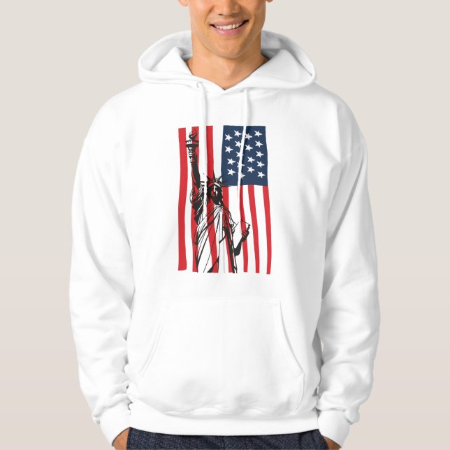 Sudadera Nueva York Estatua de la Libertad Estados Unidos B (Anverso)