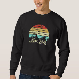 Sudadera Nueva York Retro Vintage Sunset New York Español H