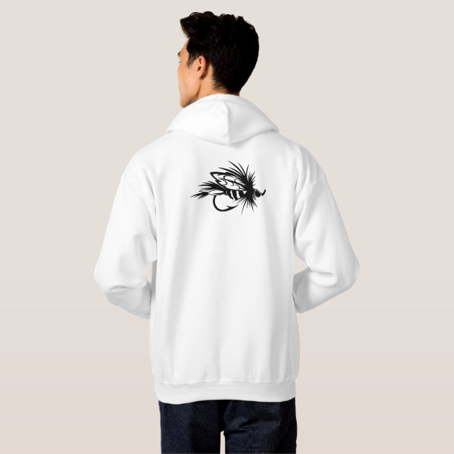 Sudadera Nuevo en la pesca con mosca (Reverso completo)