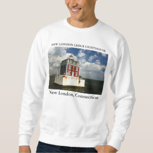 Sudadera Nuevo faro de la repisa de Londres, Connecticut