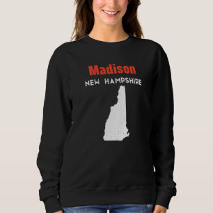 Sudadera Nuevo Hampshire Estado Unidos América Viaje Madiso