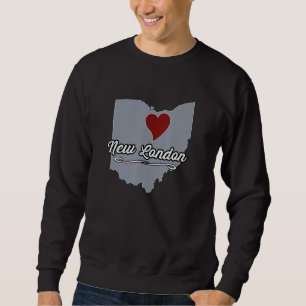 Sudadera Nuevo Londres Ohio OH City State EE.UU. Un recuerd