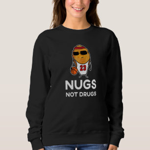 Sudadera Nugget de pollo de baloncesto no drogas 1