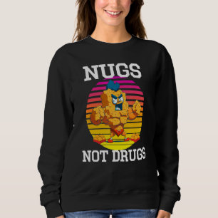Sudadera Nugget De Pollo Fuerte - Nugs, No Drogas Nugs Dive