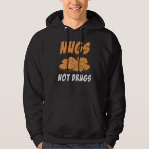 Sudadera Nugget de pollo No drogas Pollo Nugget Rápido