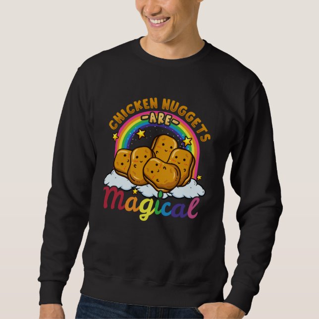Sudadera Nuggets de Pollo Comida Comida Rápida Amor (Anverso)