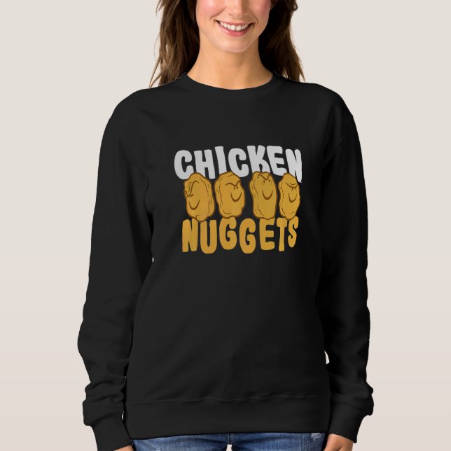 Sudadera Nuggets de pollo I Nuggets de pollo I Poultry Fast (Anverso)