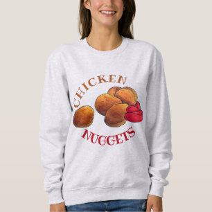 Sudadera Nuggets de pollo Nugs Ketchup Comida chatarra