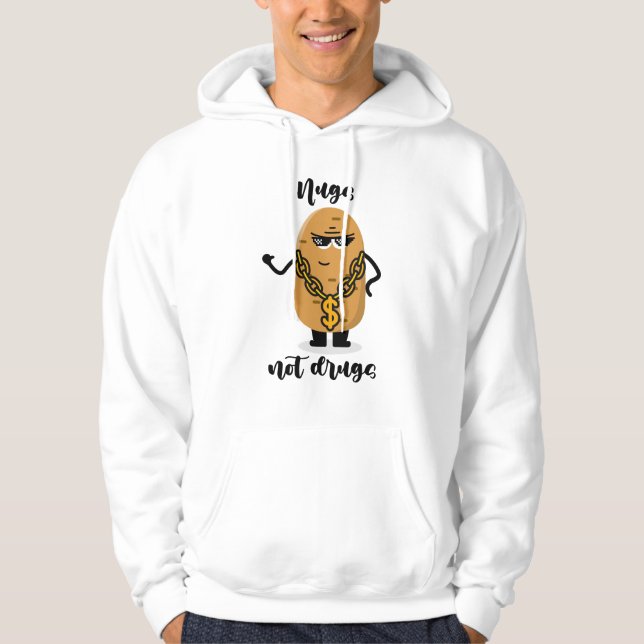 Sudadera Nugs no drogas Hoodie (Anverso)