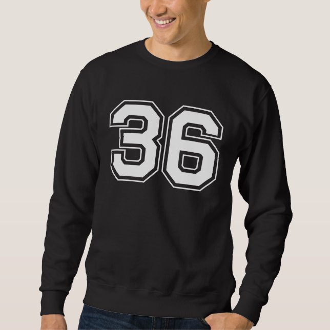 Sudadera Number 36 (Anverso)