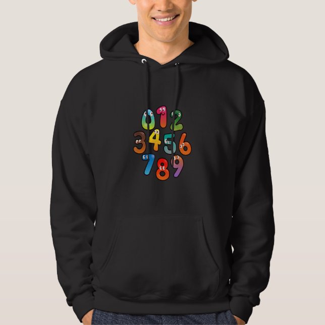 Sudadera Number Learning calculator costume matc day Math O (Anverso)