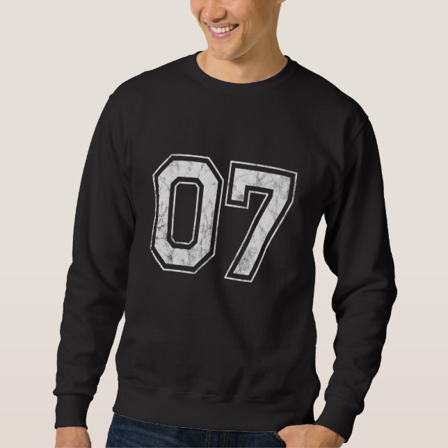 Sudadera Número 07 (Anverso)