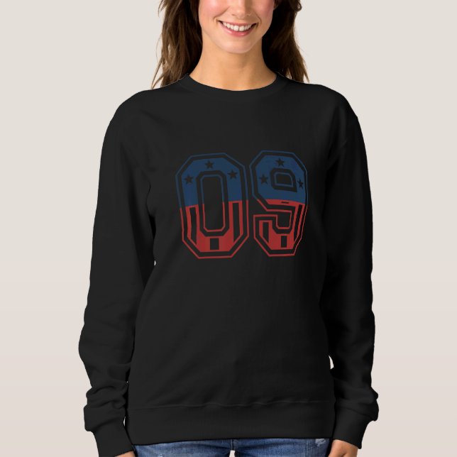 Sudadera Número 09 EE. UU. (Anverso)