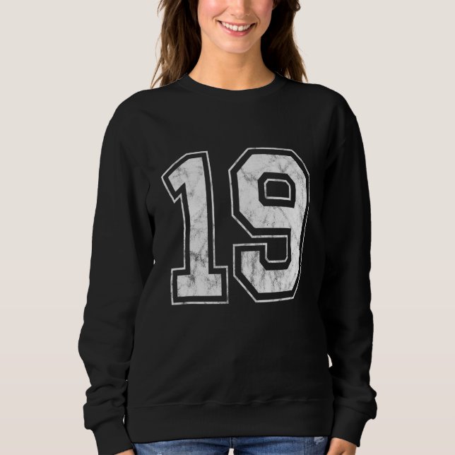 Sudadera Número 19 (Anverso)