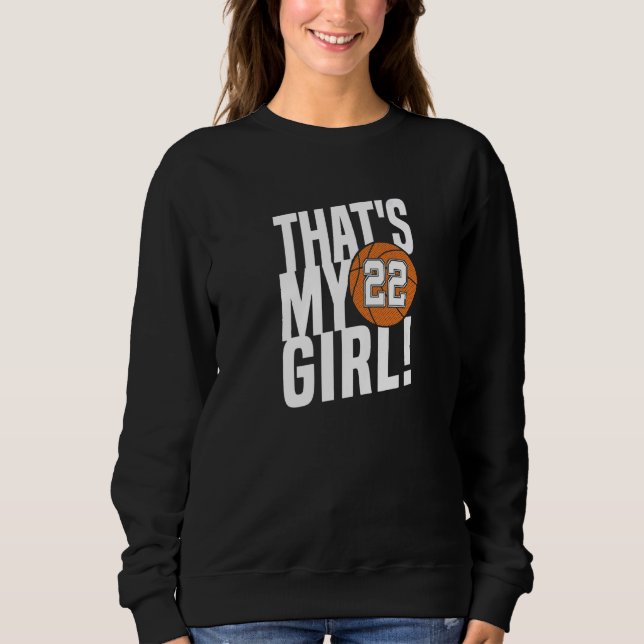 Sudadera Número 22 que es mi Chica 22 (Anverso)