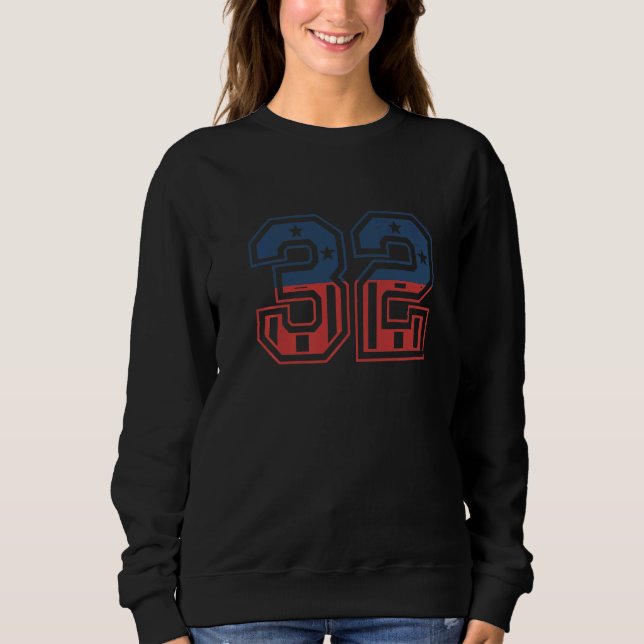 Sudadera Número 32 EE. UU. (Anverso)