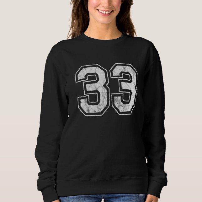 Sudadera Número 33 (Anverso)