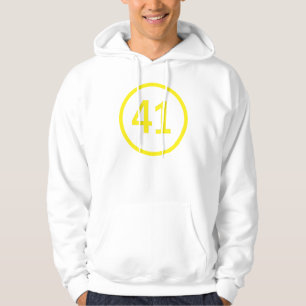 Sudadera número, 41, en círculo