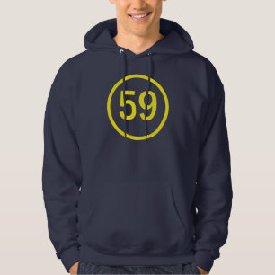 Sudadera número ,59, en círculo