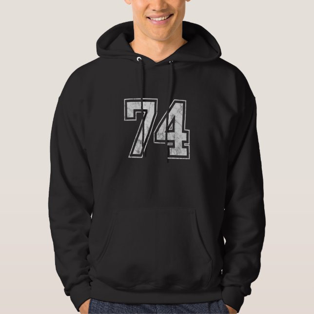 Sudadera Número 74 (Anverso)