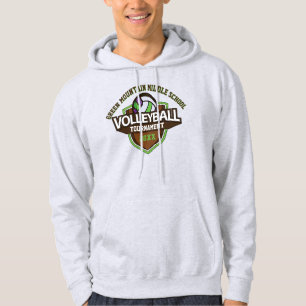 Sudadera Número de año del Torneo de Voleibol personalizado