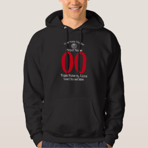 Sudadera Número de bar Tiki nombre lema del estado de la ci
