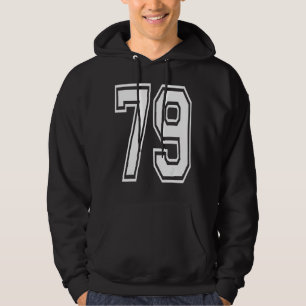 Sudadera Número de la Escuela de Cumpleaños 79