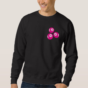 Sudadera Número de la Suerte 4 Bolas Rosas