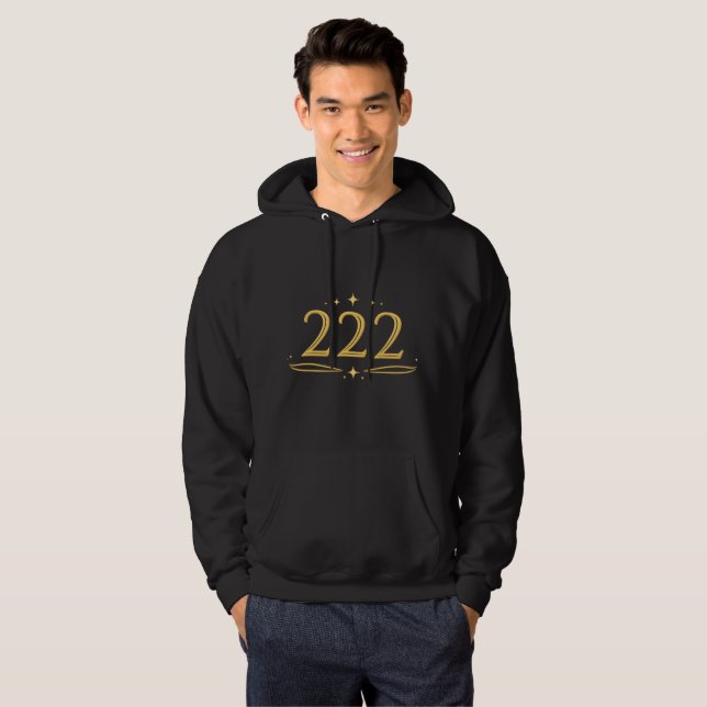 Sudadera Número del Ángel 222 – Equilibrio, Confia (Anverso completo)