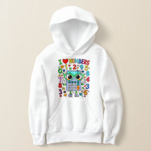 Sudadera Número Día Niños   Me Encantan Los Número