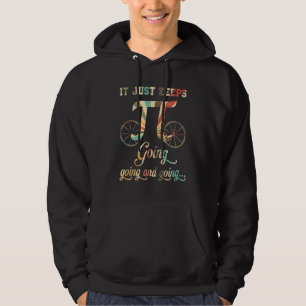 Sudadera Número Pi Bicicleta - Símbolo Retro Vintage Pi D