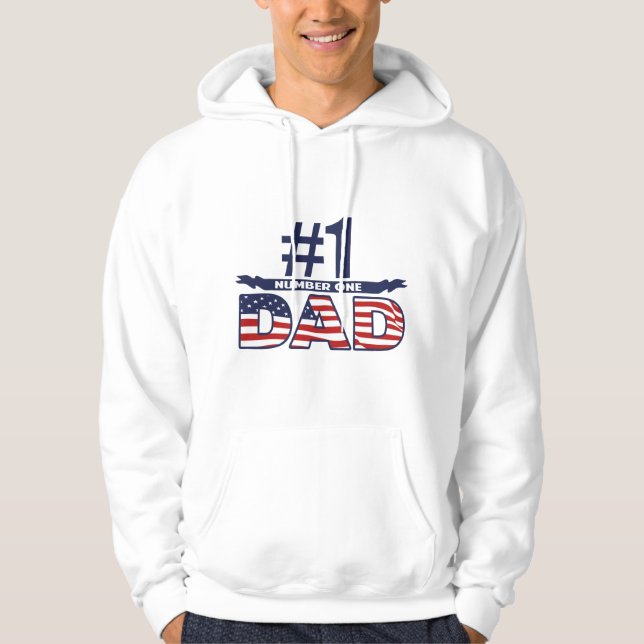 Sudadera Número uno de papá (Anverso)