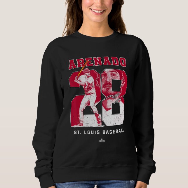 Sudadera Número y retrato Nolan Encadenado St Louis MLBPA 1 (Anverso)