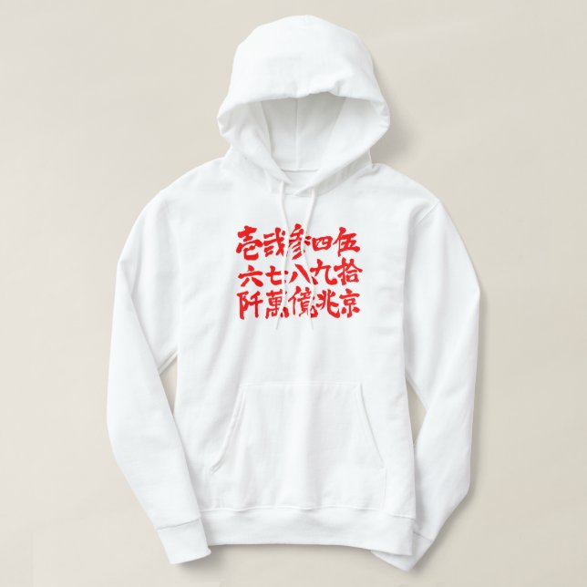 Sudadera Números de Antillas [Kanji] (Diseño del anverso)
