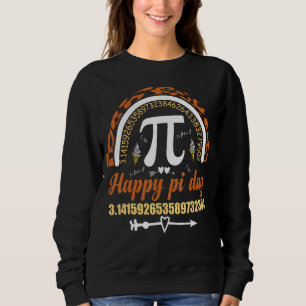 Sudadera Números De Color Pi Math Divertido Maestra De Pi D