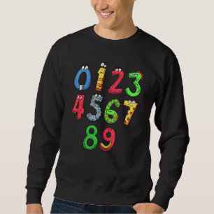 Sudadera Números de Día de la Matemática Aprendiendo Mejor