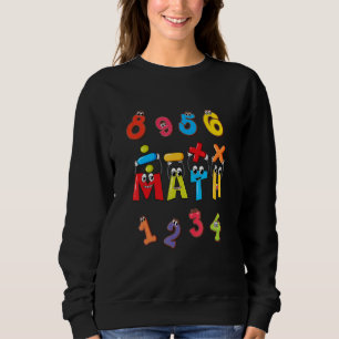 Sudadera Números   día de matemáticas para niños   Números