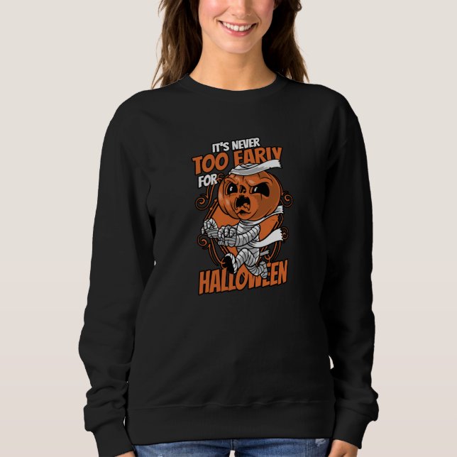 Sudadera Nunca antes para Halloween (Anverso)