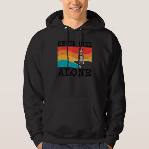 Sudadera Nunca camines solo con gráfico de Standard Schnauz