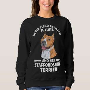 Sudadera Nunca entre los Mascotas Terrier de Staffordshire