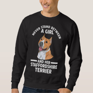 Sudadera Nunca entre los Mascotas Terrier de Staffordshire