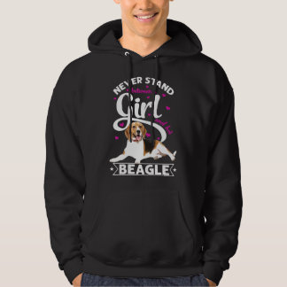 Sudadera Nunca Estar Entre Una Chica Y Su Beagle T