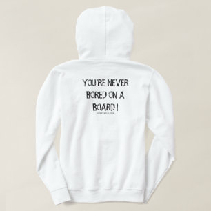 SUDADERA ¡NUNCA ESTÁS ABURRIDO EN UNA TARJETA!