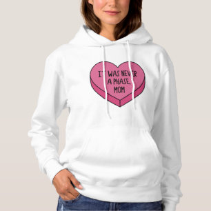 Sudadera nunca fue una fase, madre emo conversación corazón