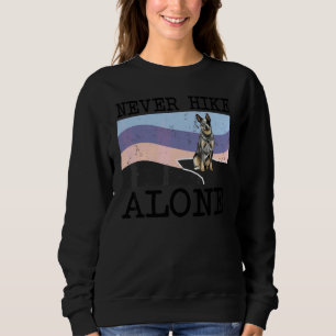 Sudadera Nunca Hike Solo Perro Boyero Australiano Senderism