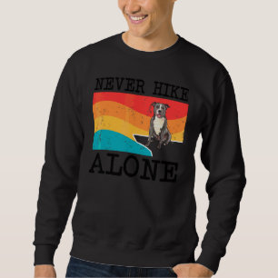 Sudadera Nunca Hikes Solo Gráfico de Staffordshire Bull Ter