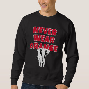 Sudadera Nunca Llevar Elefante Naranja La Marea Es Crimson