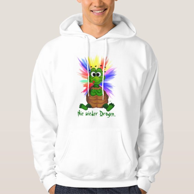 Sudadera Nunca más drogas (Anverso)
