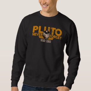 Sudadera Nunca Olvidar el espacio de estilo Pluto Retro 11