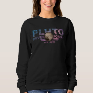 Sudadera Nunca Olvidar el espacio de estilo Pluto Retro 13